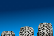 Hyundai Maintenance Event banner featuring tire specials and three tire tread designs.